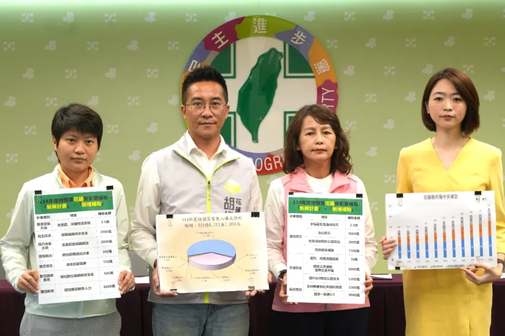 不滿藍白6度擋總預算案　民進黨：傅崐萁帶頭癱瘓審查犧牲花蓮安全