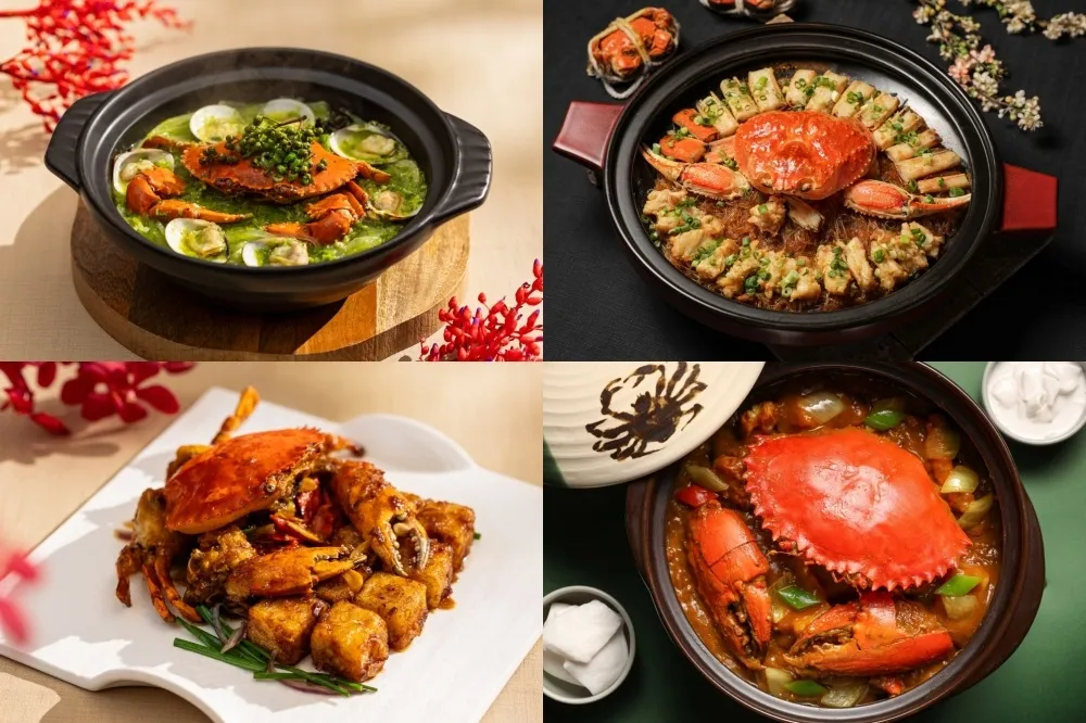 秋蟹料理出新招！晶華軒推「酸菜粉絲燒膏蟹」等秋蟹饗宴、國賓中餐廳雙主廚聯手演繹「粵川風味蟹宴」
