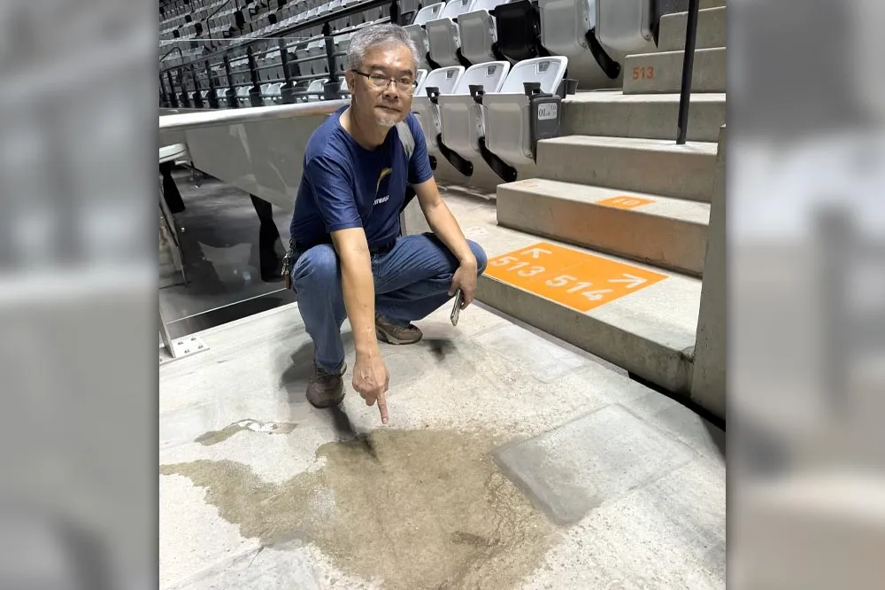 大巨蛋又漏水體育局開鍘　罰遠雄120萬且按日累罰