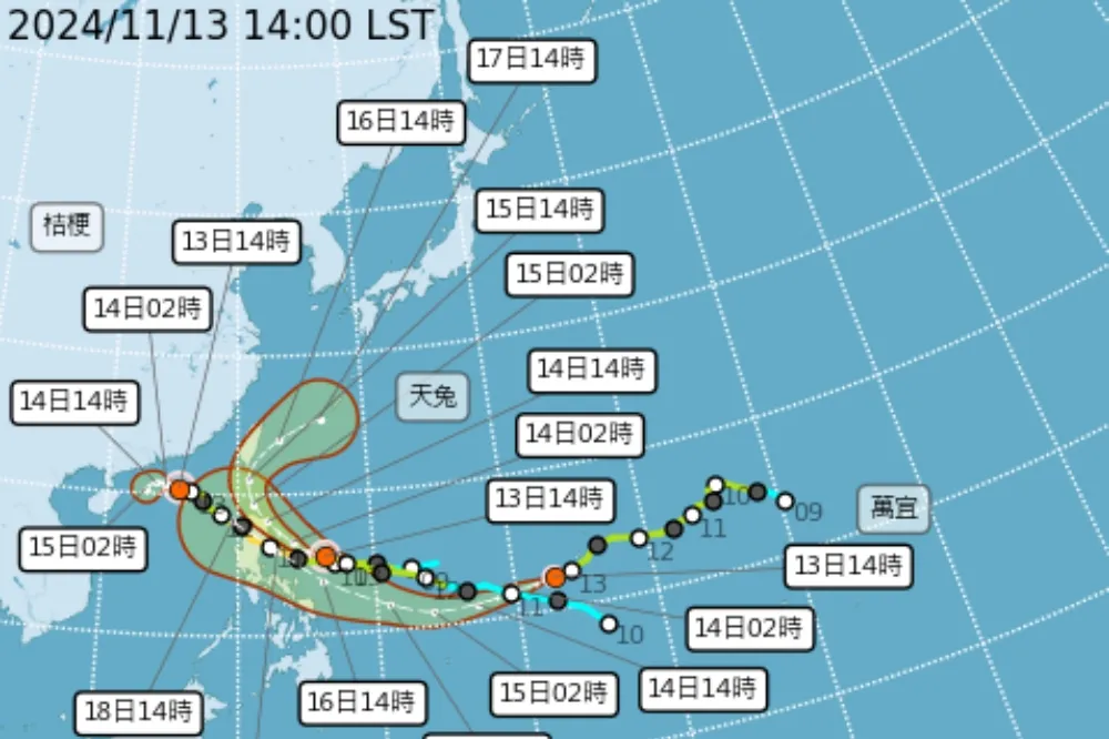 中颱「天兔」明天海陸警齊發　「這2天」影響最劇烈