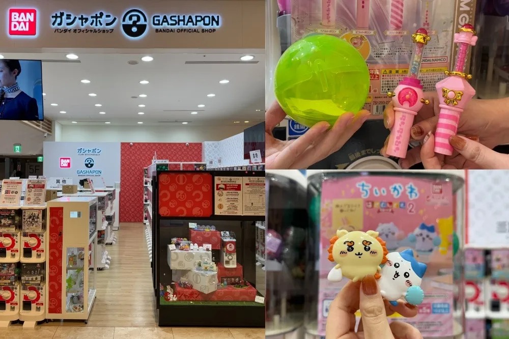 新北「萬代官方扭蛋店」開箱！近 3 百台機台吉伊卡哇、三麗鷗人氣 IP 通通有