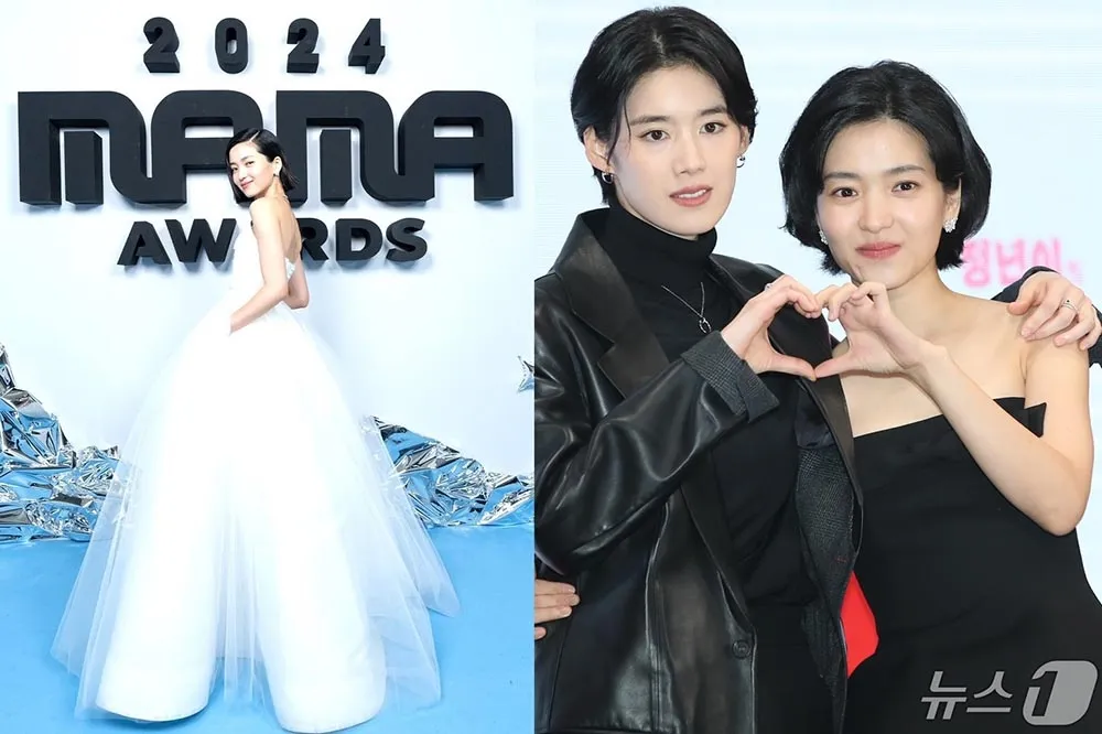 《正年》金泰梨與鄭恩彩女女CP感爆棚　對決《淚之女王》金秀賢、金智媛爭APAN最佳情侶獎