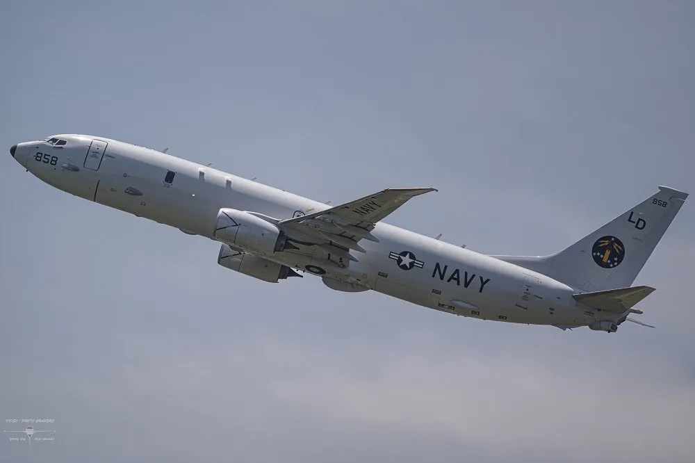 華府政權交接期間　美軍派P-8巡邏機飛越台海