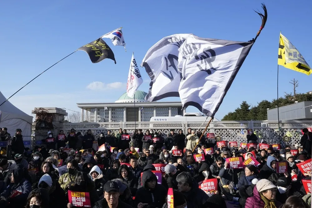 國會對尹錫悅彈劾表決在即　南韓執政黨魁與總理緊急會面80分鐘