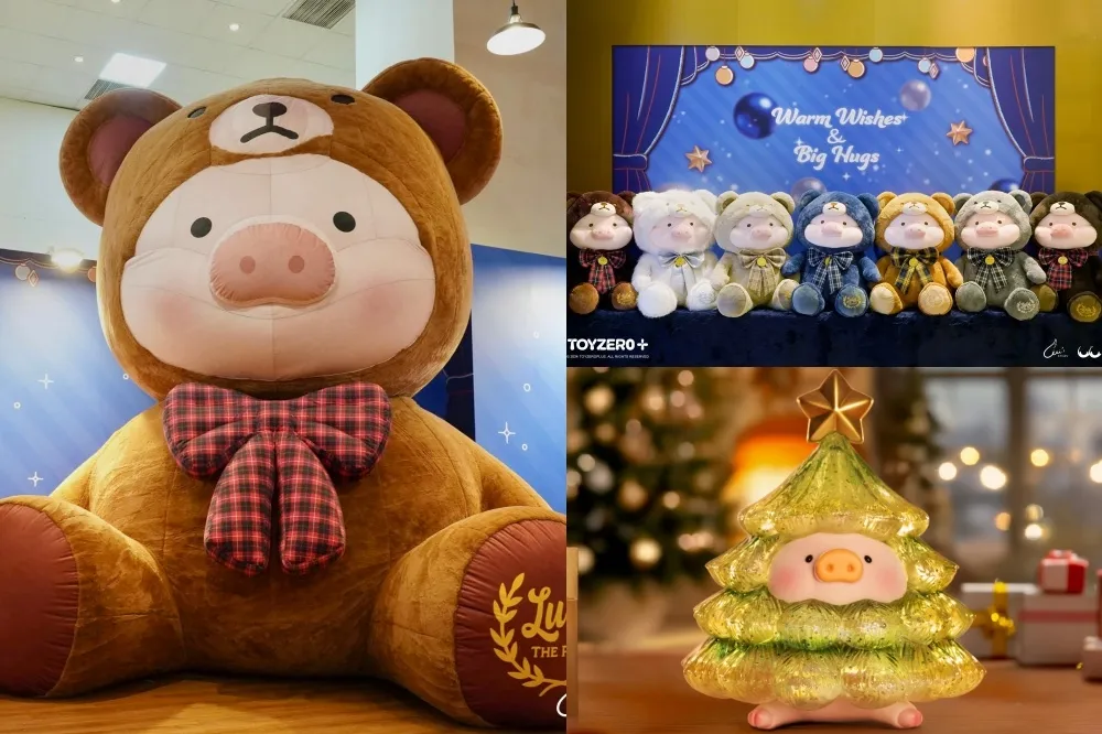 罐頭豬 LuLu 快閃店插旗台北！3.4 米泰迪熊 LuLu 迎賓　首度引進燙布章、壓克力 DIY