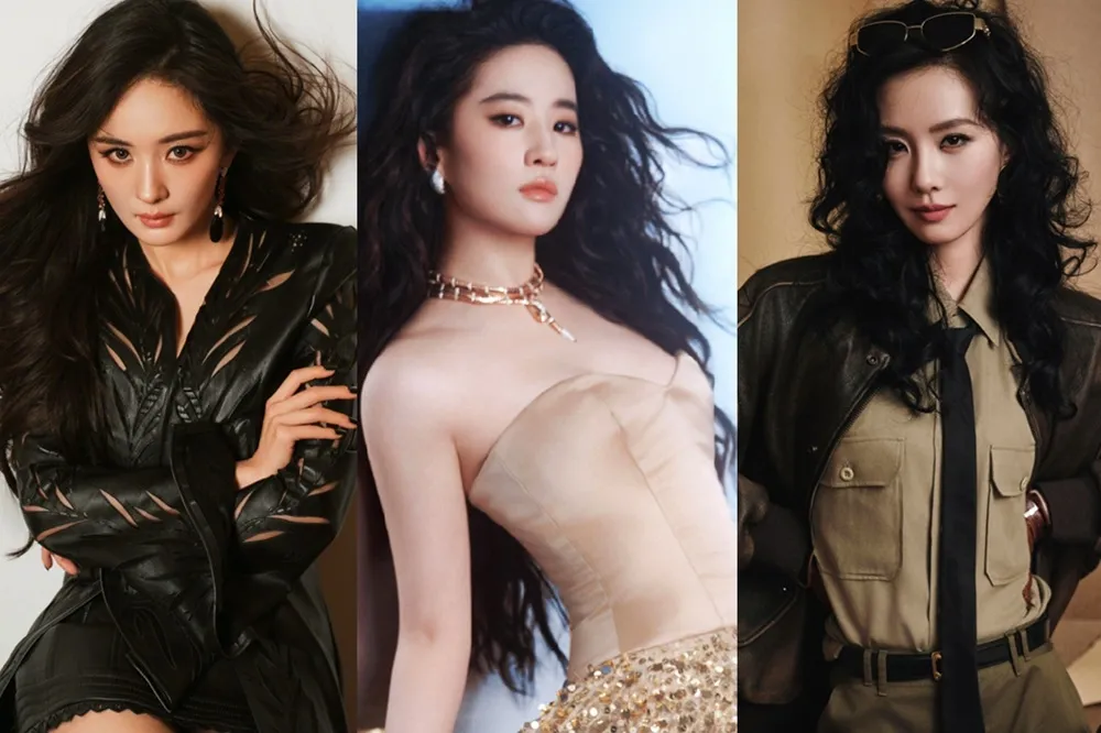 《玫瑰的故事》劉亦菲金色爆乳禮服壓軸登場「嘉人之夜」　合照佔C位完勝楊冪與劉詩詩