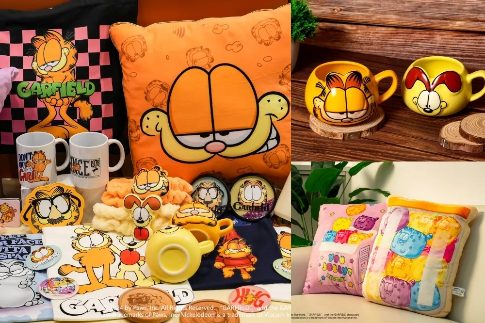 「加菲貓快閃店」台北信義新光 A11 登場！三大打卡點、百款全新周邊　「造型馬克杯」與「抱枕」必買