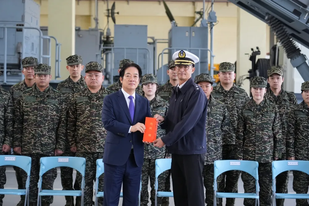 陸軍清泉崗營區啟用　賴清德：威權勢力合流已威脅區域穩定