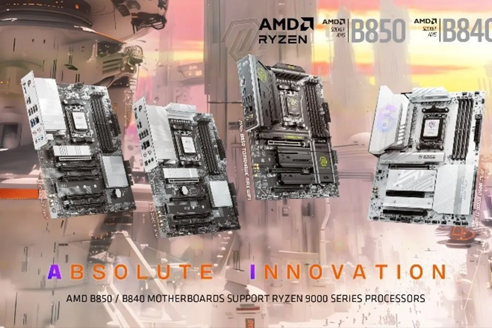 MSI 發表 AMD Ryzen™ B850 和 B840 主機板  獨家創新設計與卓越性能完美融合