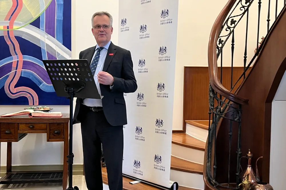 英駐台代表肯定雙邊關係進展　稱蔡英文若訪英「很自然」