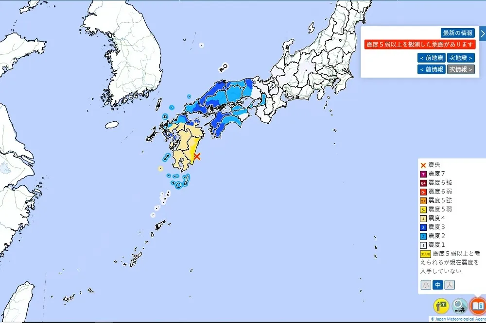 「百年大震」將臨？　日本宮崎不到半年再發生6.9強烈地震