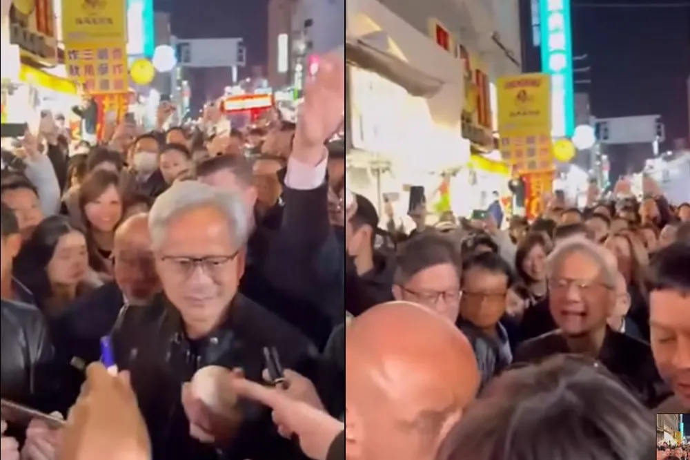 【有片】黃仁勳赴逢甲夜市遇「討紅包大媽、89攔路」　Cheap怒譙：台中素質堪慮