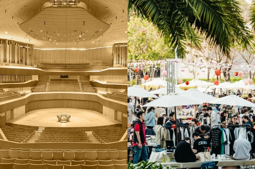 【2025 春節景點】高雄衛武營市集熱鬧登場！初一就開逛、廳院導覽親睹亞洲最大管風琴