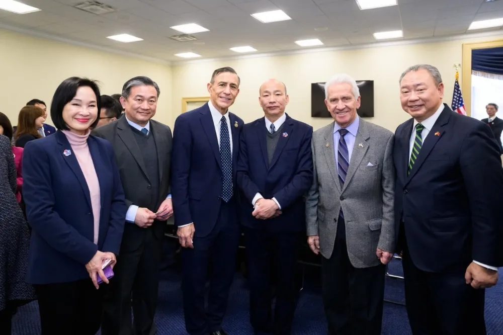 赴美參加總統就職典禮　韓國瑜：距川普僅25公尺