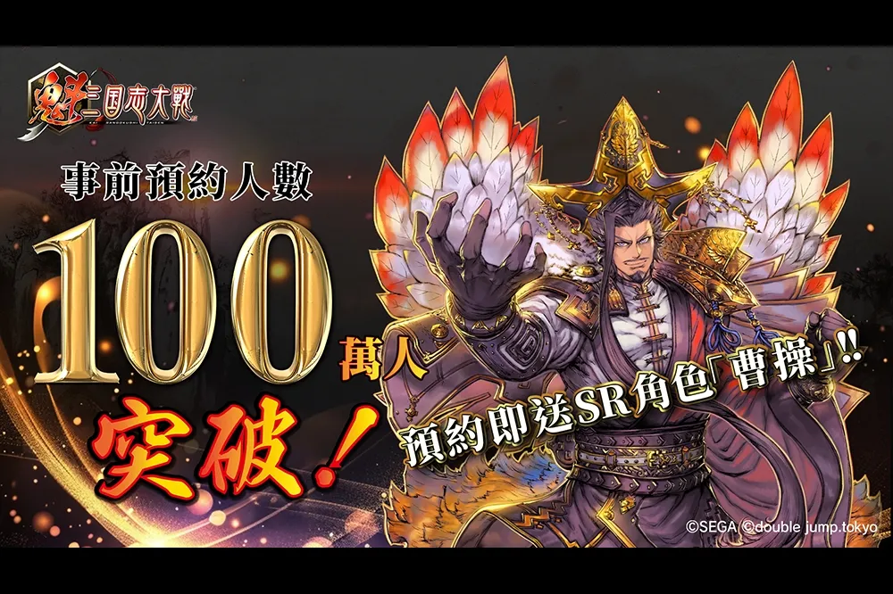 《魁 三國志大戰》 事前預約突破 100 萬！ 3 月於全球正式上線