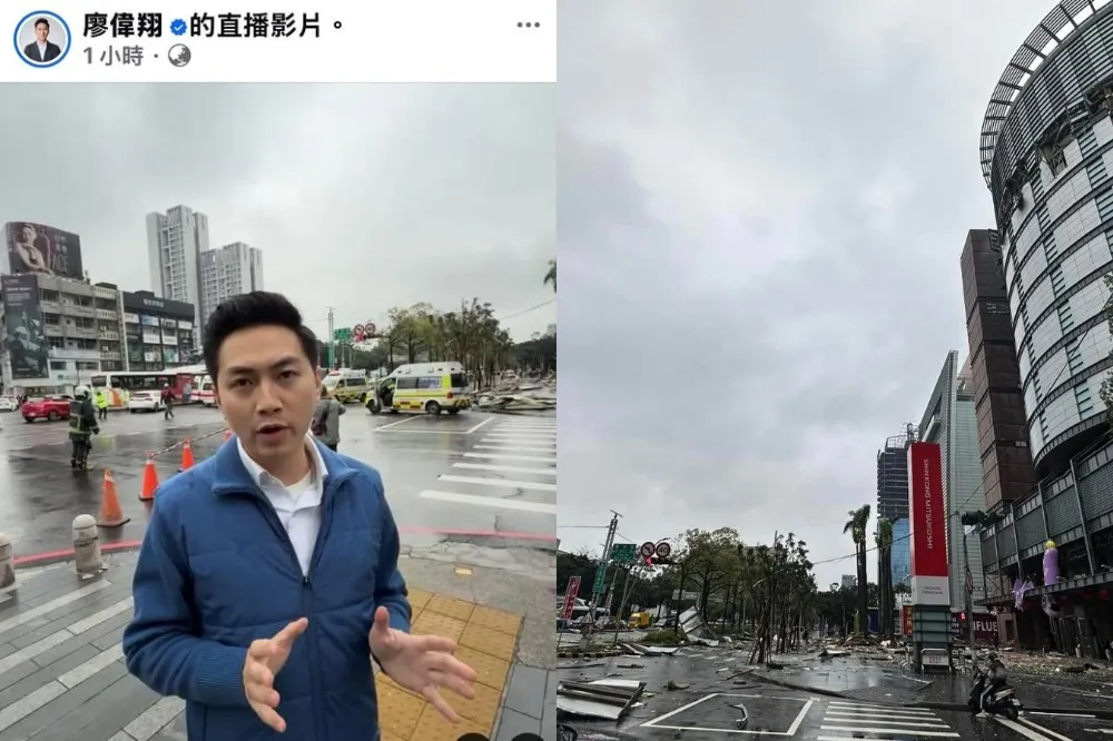 【台中氣爆】藍委現場直播挨轟作秀　廖偉翔喊冤：只是善盡通報責任