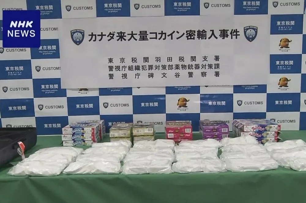 【有片】台男會計師行李藏22kg古柯鹼進日本　市值1.2億史上最大宗