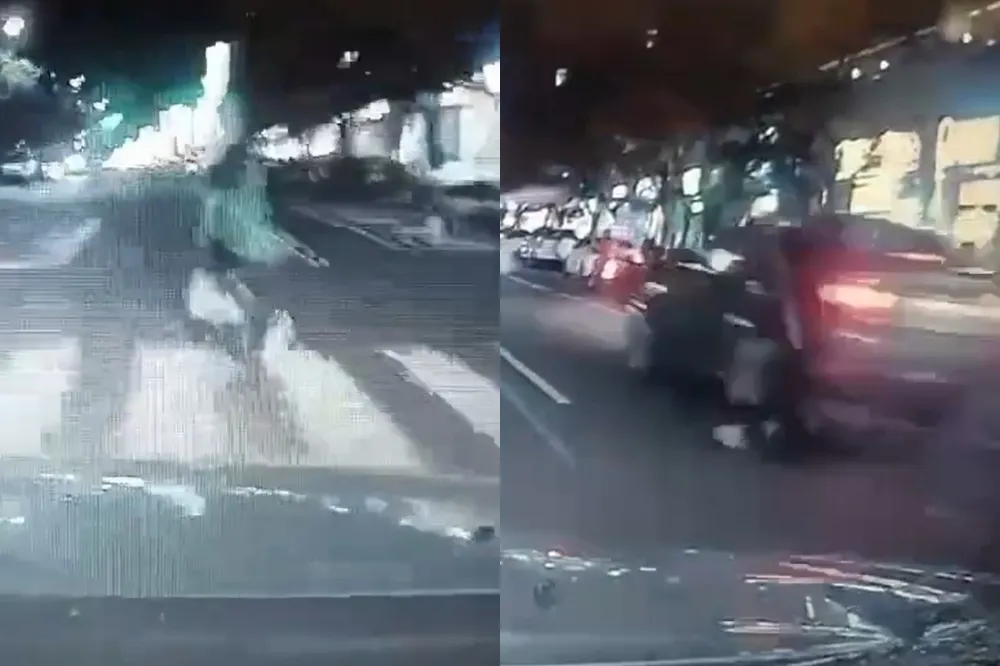驚悚行人地獄！高雄女子走斑馬線被撞飛　落地又遭後車輾過慘死