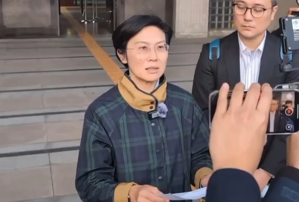 【有片】林岱樺涉貪清晨100萬交保　發聲明：我不會屈膝跪下