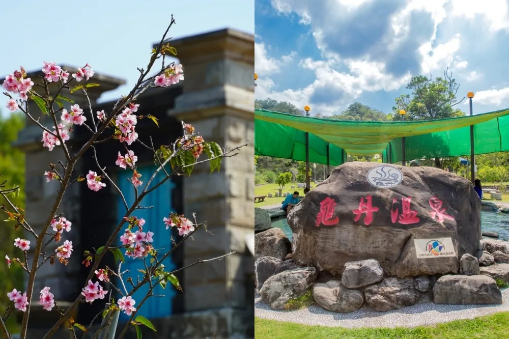 228 連假台南景點推薦！山上花園水道博物館櫻花開了、善化啤酒廠「粉紅泡泡季」登場