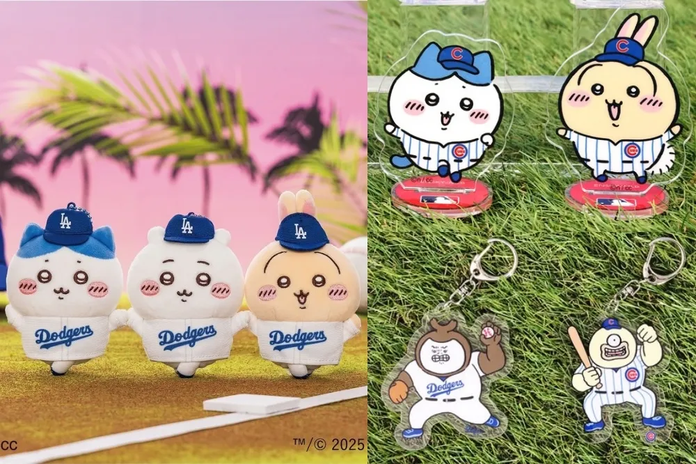 吉伊卡哇 MLB 聯名搶先看！烏薩奇穿道奇隊球衣賣萌　限定品項、開賣時間先筆記