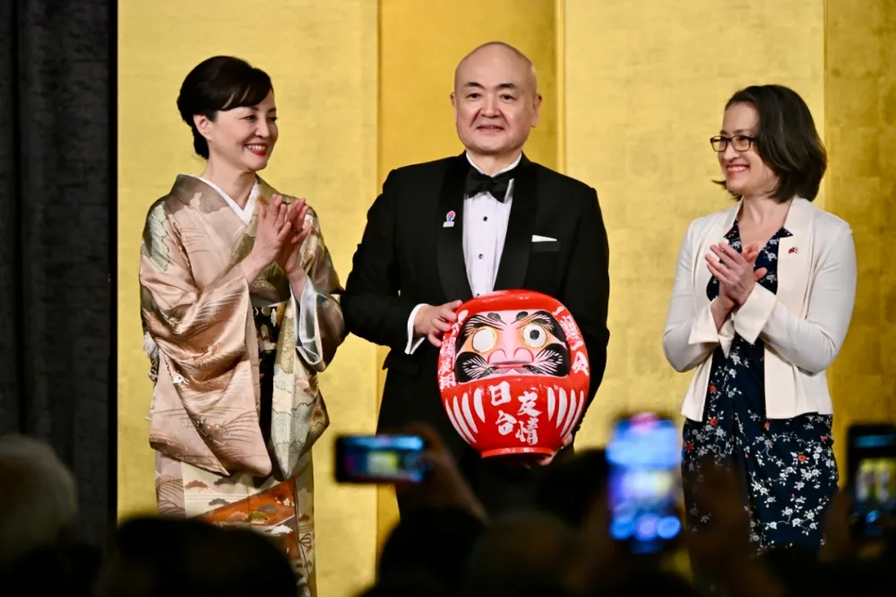 出席日本天皇陛下華誕酒會　蕭美琴：台日患難見真情