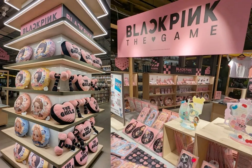 BLINK 注意！《BLACKPINK THE GAME》限定店快閃桃園桃知道蔦屋書店　粉槌絨毛抱枕、小卡等官方週邊鐵粉必收