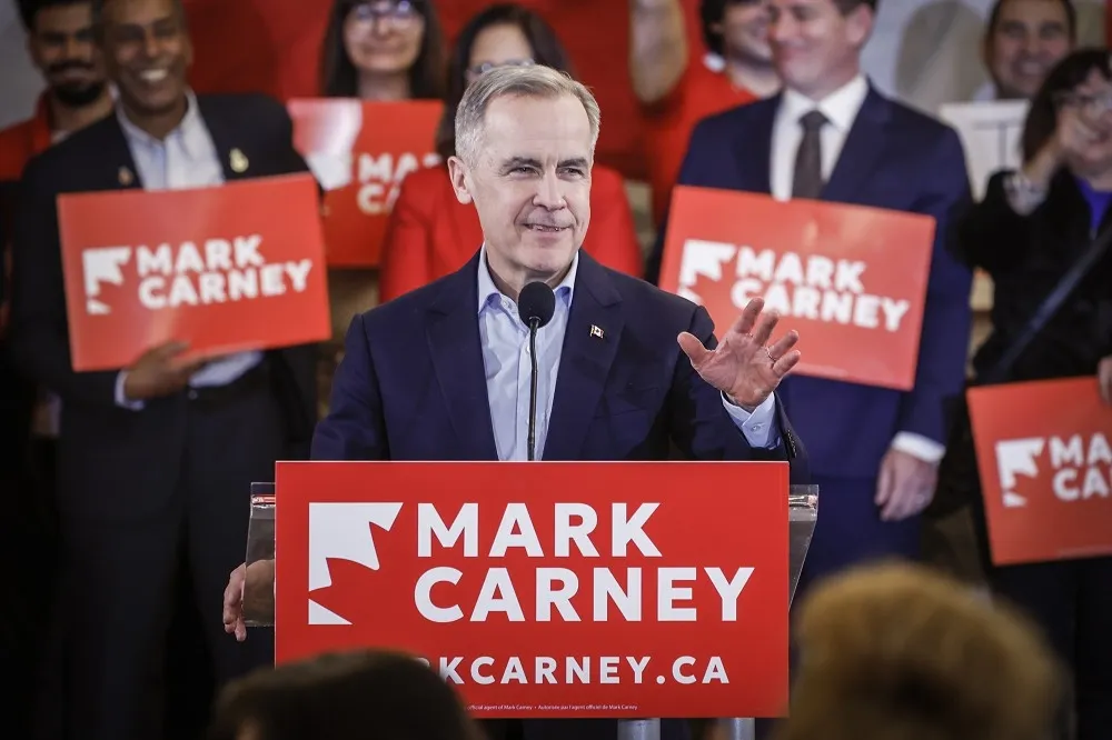【有片】前加英央行總裁卡尼當選自由黨黨魁　誓言報復美國關稅