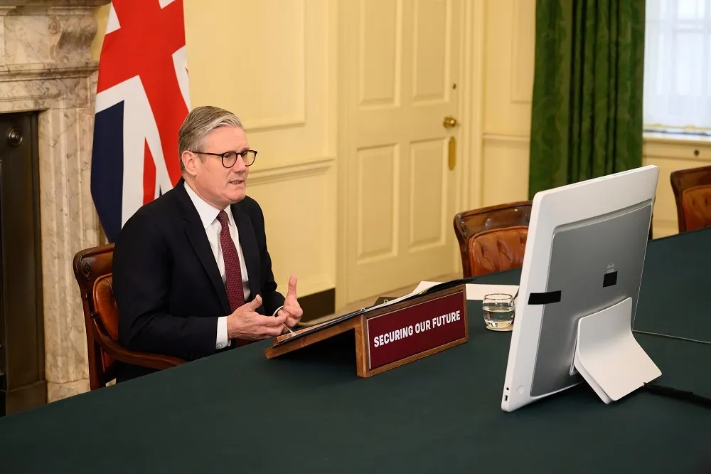 英首相主持「志願者聯盟」虛擬峰會　籲各國持續施壓直到「俄國無條件停火」