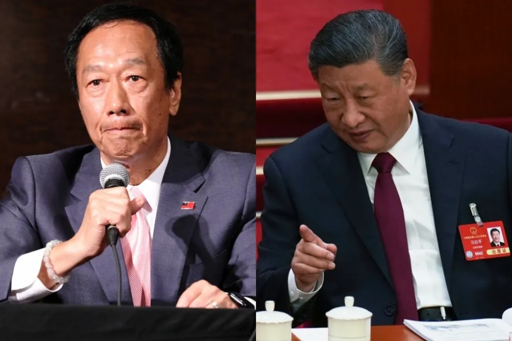 郭台銘遭爆透過張顯耀上書習近平　促兩岸簽和平協議「願俯下身子成為墊腳石」