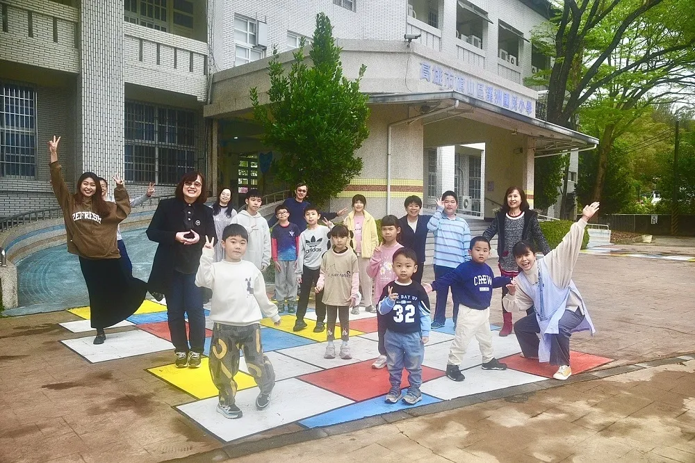 「蒙德里安風格」彩繪步道　陳菁萍：結合安全與美學的創意