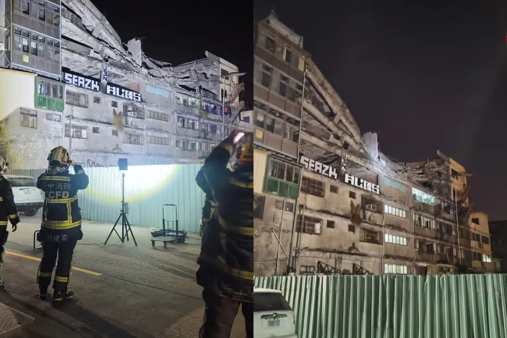 台中清水50年大樓驚傳倒塌　鄰居：樓頂早已出現數個破洞