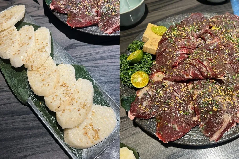 嚇爛！5人吃台南無菜單燒烤　「2盤肉、12片櫛瓜、8片山藥」價錢破萬
