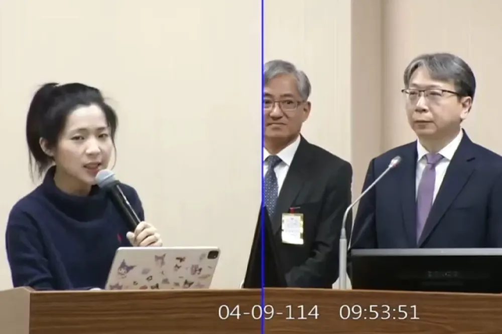 【有片】在立院質詢國安局突遇「強烈搖晃」　徐巧芯調侃：講到匪諜大地震就來了