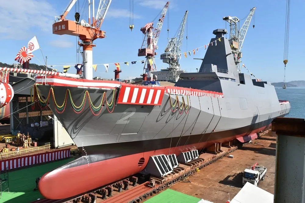 【有片】裝備RIM-162進化型海麻雀飛彈　日本「最上級護衛艦」亮相　