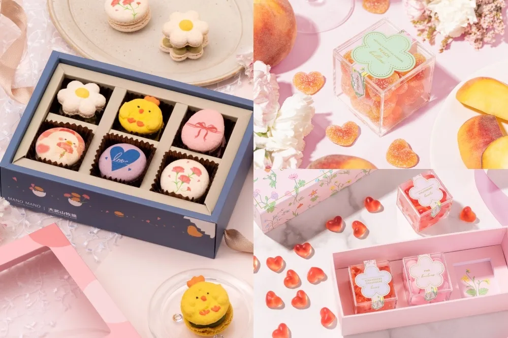 母親節最甜蜜禮物！大武山小雞造型馬卡龍禮盒、Sugarfina 玫瑰人生草莓軟糖限期夢幻登場