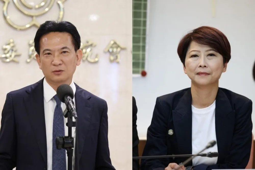 陳亭妃遭疑與藍營聯手　遇謝龍介裝不熟還嗆：他跟林俊憲比較好