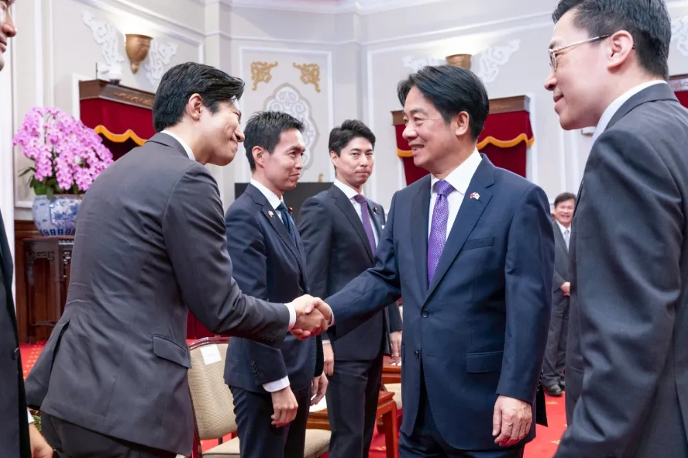 接見日本自民黨青年局幹部　賴清德：盼台日全方位深入交流