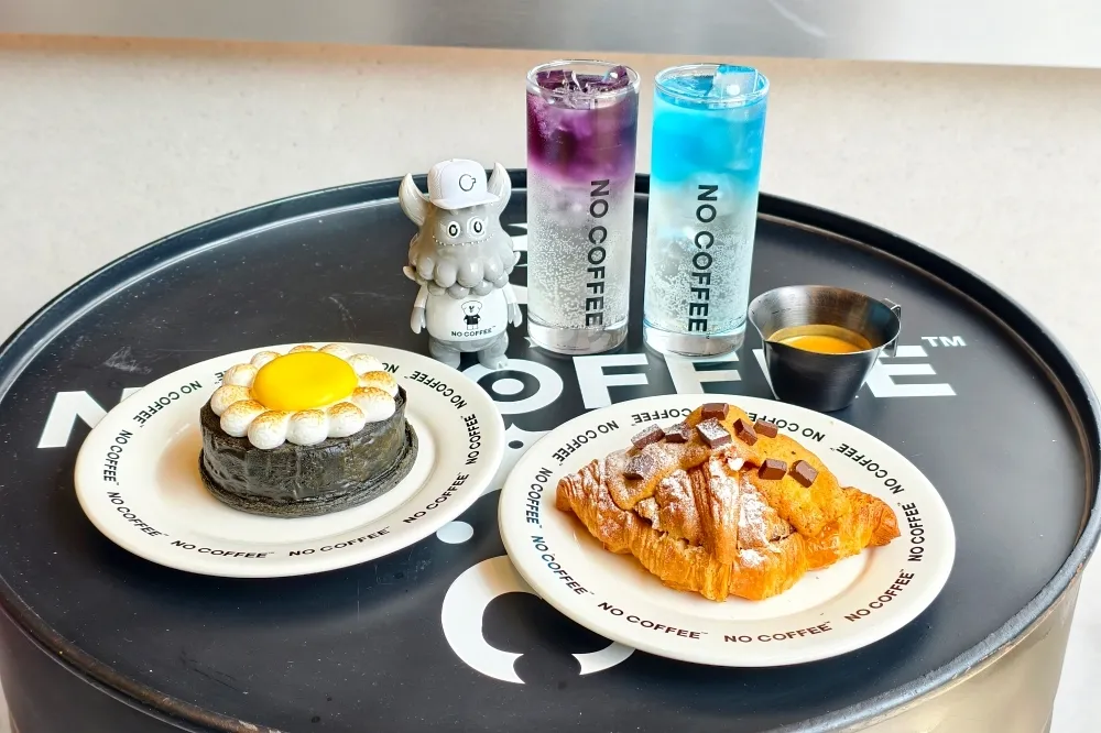 日本福岡咖啡 NO COFFEE「彈珠氣泡美式」、「檸香可頌」等台北限定餐點登場　T9G 、 GRAFFLEX 聯名週邊上市