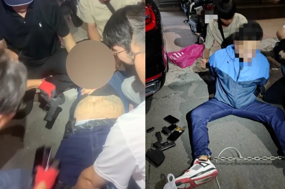 拒捕凶險畫面曝光！陳修將拔腿狂奔猛噴辣椒水　警方吃痛怒吼壓制