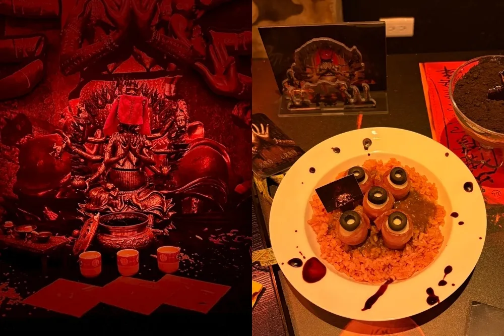 【完整菜單】咒主題咖啡廳恐怖登場！再現佛母與大小泥童、眼球肉醬飯挑戰膽量