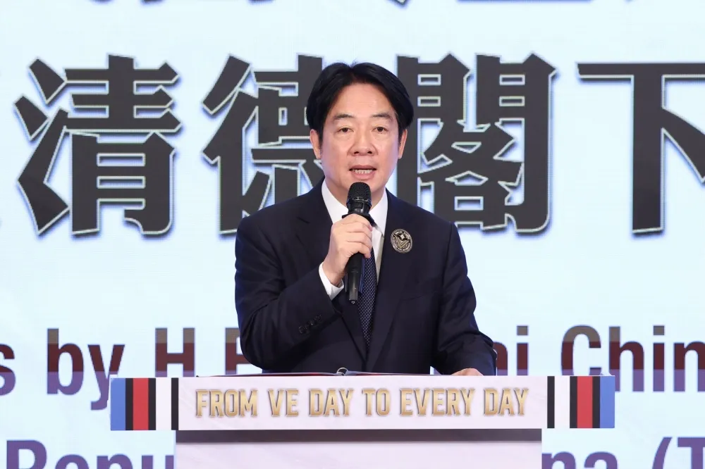 【有片】紀念歐戰勝利80周年　賴清德籲台歐洲合作對抗「新極權集團」