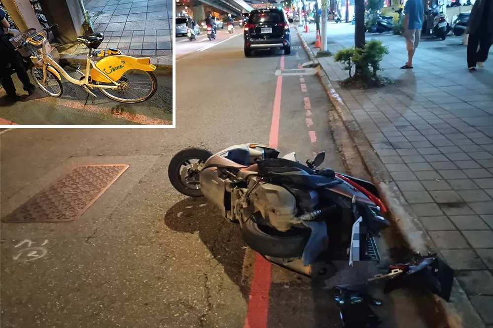 【有片】男騎YouBike下橋「鬼切」　29歲機車騎士遭撞翻摔車亡