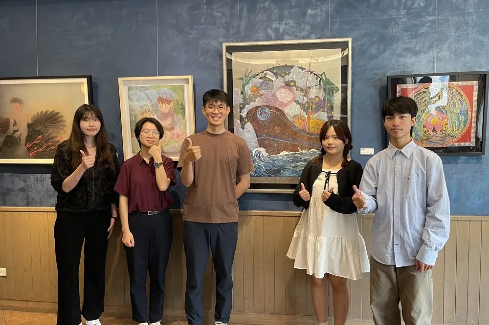 南大視藝攜手新思惟《不安幻境》膠彩創作聯展 
