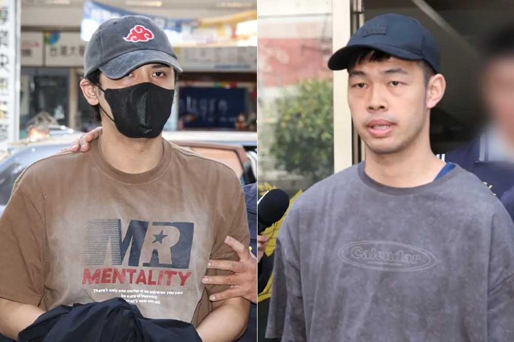 「閃兵11人」陸續到案　陳零九「雙手蓋衣服」被押進警局、陳大天坦然面對