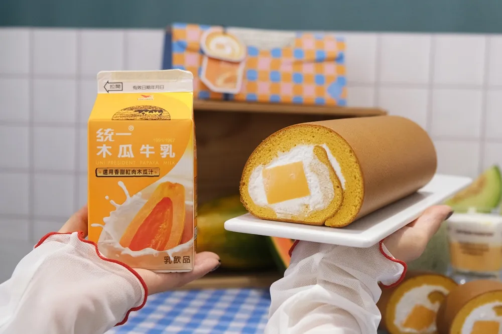 國民飲品變蛋糕！亞尼克開賣全新口味「木瓜牛乳生乳捲」、消費滿額免費送　芒果生乳捲同步回歸