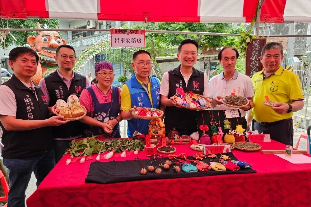 大溪神農文化祭啟動　蘇俊賓秀順口溜：大溪處處有好神，月月有好事