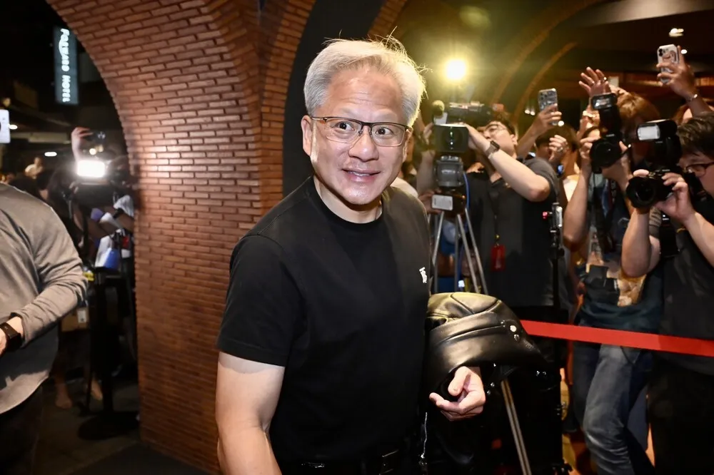 科技3巨頭齊聚！林百里作東邀黃仁勳共進晚餐　張忠謀夫婦也到場