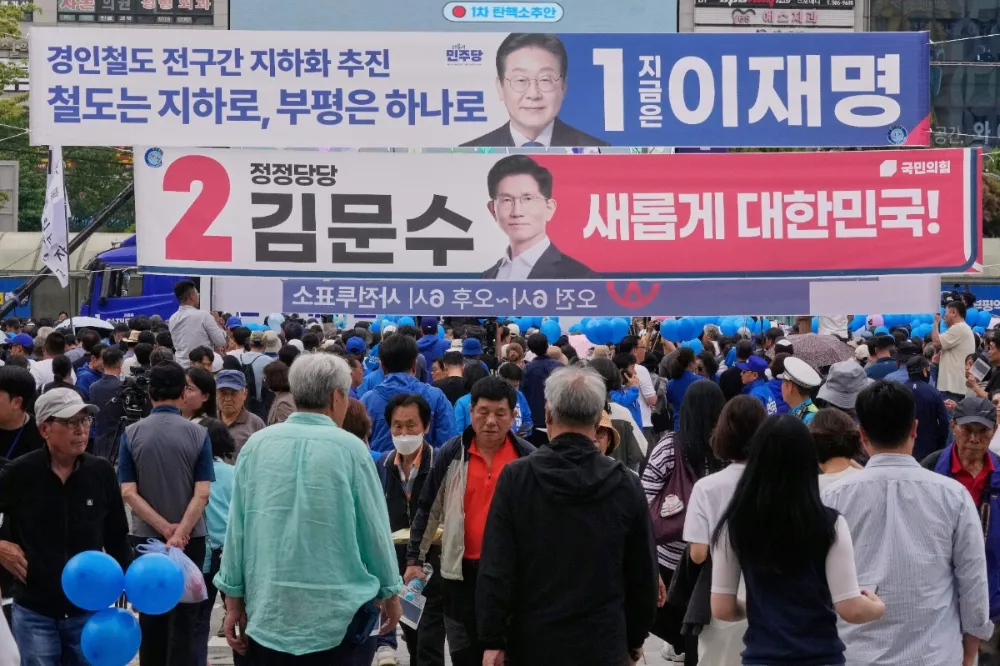 南韓總統大選選情激烈　星巴克員工禁喊6名候選人的名字