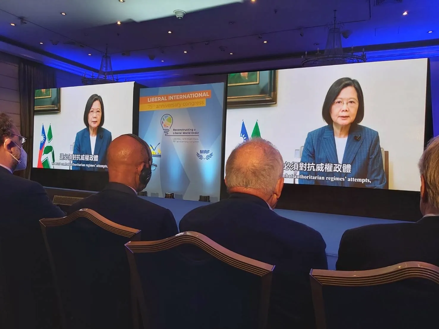 登國際自由聯盟大會致詞蔡英文：台灣會正面回應威權挑戰-- 上報/ 焦點